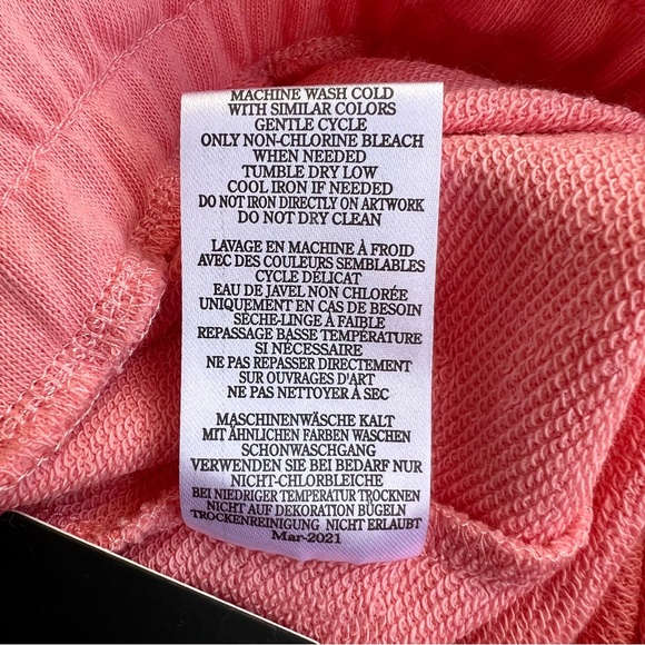 Peloton Unwind Drawstring Cotton Shorts NWT - Pink, Women’s Size Small - Picture 8 of 10